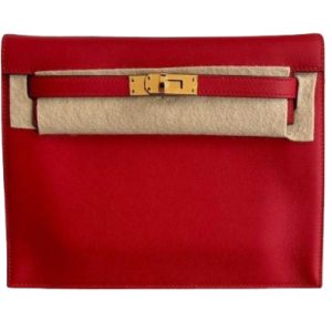 Hermès Kelly Danse Vermillon 5E Evercolor 2023 B