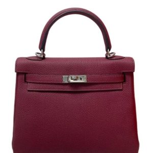 Hermès Kelly  25 Rouge Grenat K1 Togo 2018 C
