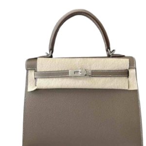 Hermès Kelly Sellier 25 Etoupe  18 Epsom 2025 K