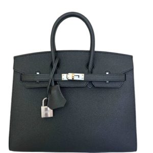 Hermès Birkin Sellier 25 Black 89 Epsom 2024 W