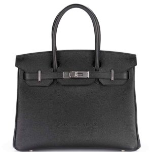 Hermès Birkin  30 Black 89 Epsom 2013 Q