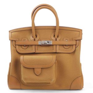 Hermès Birkin Cargo 25 Sesame 2S Swift, Toile 2021 Z