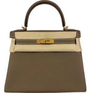 Hermès Kelly  28 Etoupe  18 Togo 2025 K