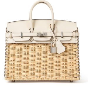 Hermès Birkin Picnic 25 Nata I2 Swift, Wicker 2023 B