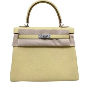 Hermès Kelly  25 Jaune Poussin 1Z Togo 2024 W