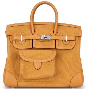 Hermès Birkin Cargo 25 Sesame 2S Toile, Swift 2021 Z