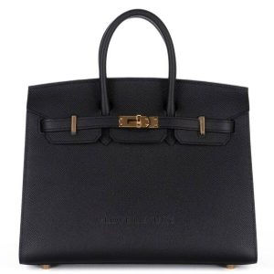 Hermès Birkin Sellier 25 Black 89 Epsom 2024 B