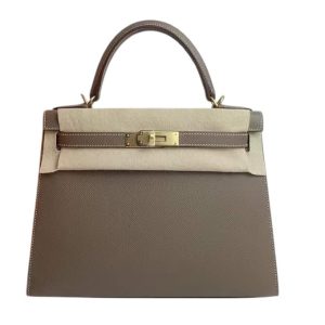 Hermès Kelly Sellier 28 Etoupe  18 Epsom 2025 W
