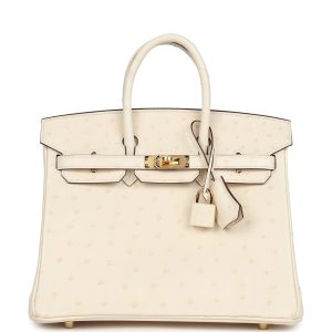 Hermès Birkin  25 Nata I2 Ostrich 2023 U