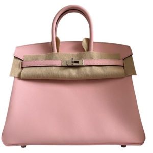 Hermès Birkin  25 Rose Sakura 3Q Swift 2024 W