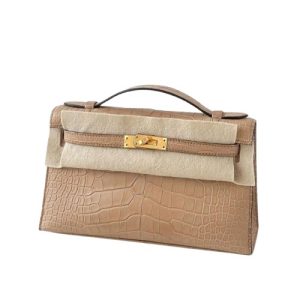 Hermès Kelly Pochette Chai 0M Alligator Matt 2022 U