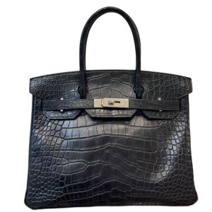Hermès Birkin  30 Black 89 Alligator Matt 2022 U