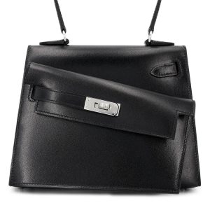 Hermès Kelly En Desordre Black 89 Box 2024 W