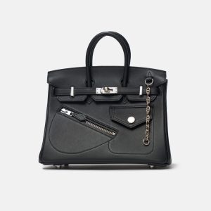 Hermès Birkin Rock 25 Black 89 Swift 2024 W
