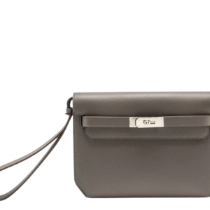 Hermès Kelly Depeche 25 Gris Etain 8F Evercolor 2021 Z
