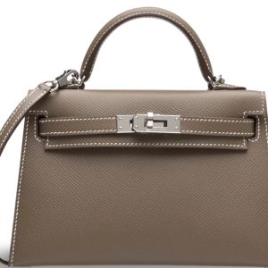 Hermès Kelly Sellier 20 Etoupe  18 Epsom 2024 W