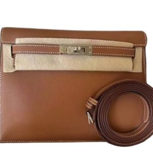 Hermès Kelly Danse & Verso Gold 37 Evercolor 2024 W