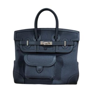 Hermès Birkin Cargo 25 Gris Misty H0 Toile, Swift 2024 W