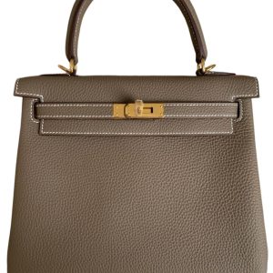 Hermès Kelly  25 Etoupe  18 Togo N/A N/A