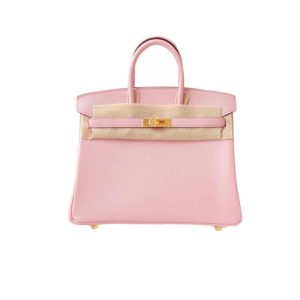 Hermès Birkin  25 Rose Sakura 3Q Chevre Myzore 2021 Z