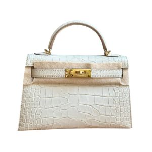 Hermès Kelly  20 Beton 8L Alligator Matt 2024 B