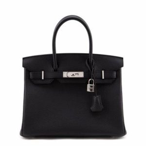 Hermès Birkin  25 Black 89 Togo 2021 Z