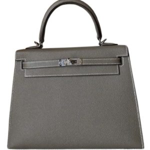 Hermès Kelly Sellier 25 Etoupe  18 Epsom 2022 U