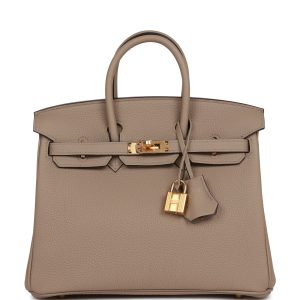 Hermès Birkin  25 Gris Tourterelle 81 Togo 2023 B