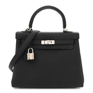 Hermès Kelly  25 Black 89 Togo 2022 U