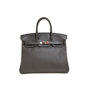 Hermès Birkin  25 Gris Etain 8F Swift 2016 X