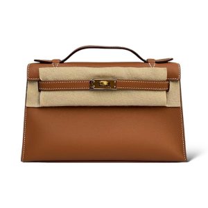 Hermès Kelly Pochette Gold 37 Swift 2023 B