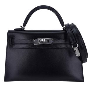 Hermès Kelly  20 Black 89 Box 2024 W