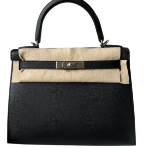 Hermès Kelly Sellier 28 Black 89 Epsom 2024 W