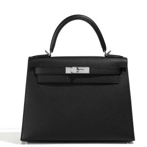 Hermès Kelly Sellier 28 Black 89 Epsom 2024 W