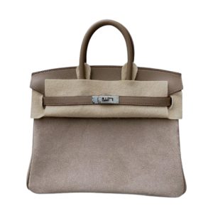 Hermès Birkin  25 Etoupe  18 Grizzly 2021 Z