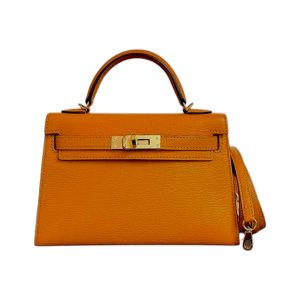 Hermès Kelly  20 Orange H 93 Chevre Myzore 2018 C