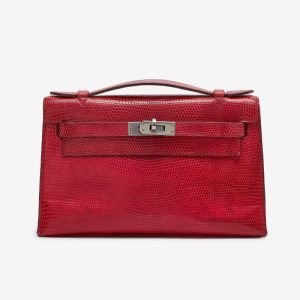 Hermès Kelly Pochette Bougainvillier A5 Lizard 2012 N/A