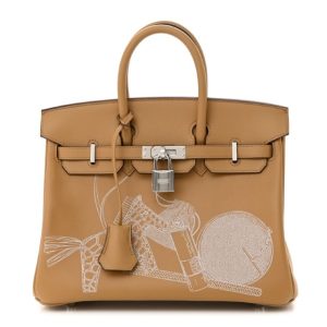 Hermès Birkin In & Out 25 Biscuit 01P Swift 2023 B