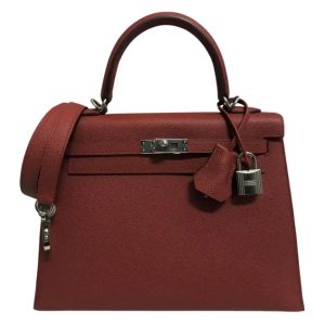 Hermès Kelly Sellier 25 Rouge Venitienne 5Q Epsom 2023 N/A