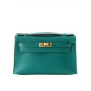 Hermès Kelly Pochette Vert Moyen 65 Swift N/A N/A