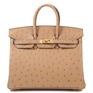 Hermès Birkin  25 Chai 0M Ostrich 2022 U