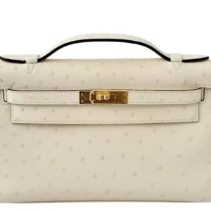 Hermès Kelly Pochette Nata I2 Ostrich 2024 W