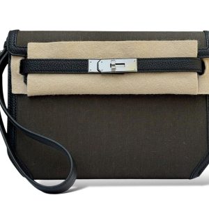 Hermès Kelly Depeche Black 89, Toundra 6T Wooly, Togo N/A N/A