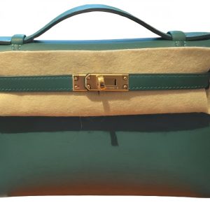 Hermès Kelly Pochette Vert Moyen 65 Swift N/A N/A