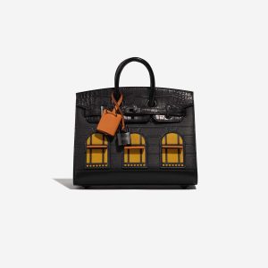 Hermès Birkin Faubourg 20 Black 89, Jaune Ambre 9D, Orange H 93 Madame, Sombrero, Swift, Alligator Matt 2023 B