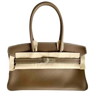 Hermès Birkin Shoulder Etoupe  18 Evercolor 2024 W