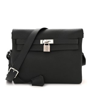 Hermès Kelly Messenger Black 89 Togo 2025 K