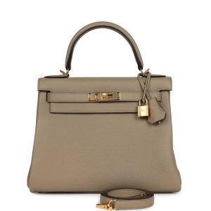 Hermès Kelly  28 Beige Marfa 8Q Clemence 2025 W