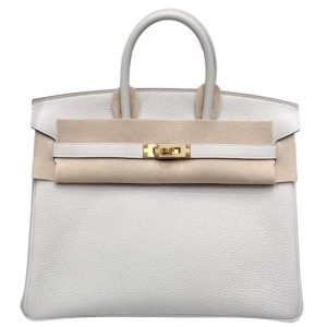 Hermès Birkin  25 Gris Pale M4 Togo 2024 W