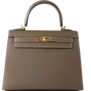Hermès Kelly Sellier 25 Etoupe  18 Epsom 2025 W